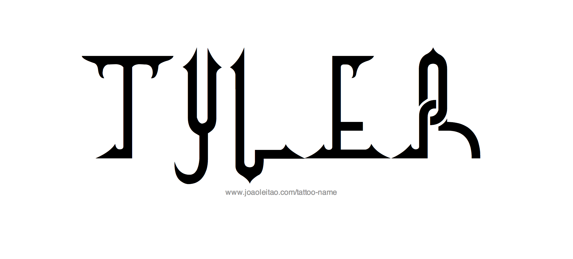 Tyler Name Tattoo Designs